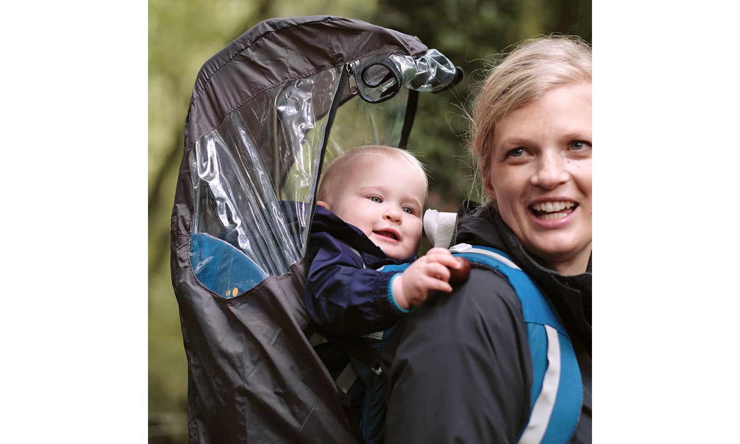 Фотография Чехол от дождя для рюкзаков для переноски ребенкаLittle Life Child Carrier grey 5