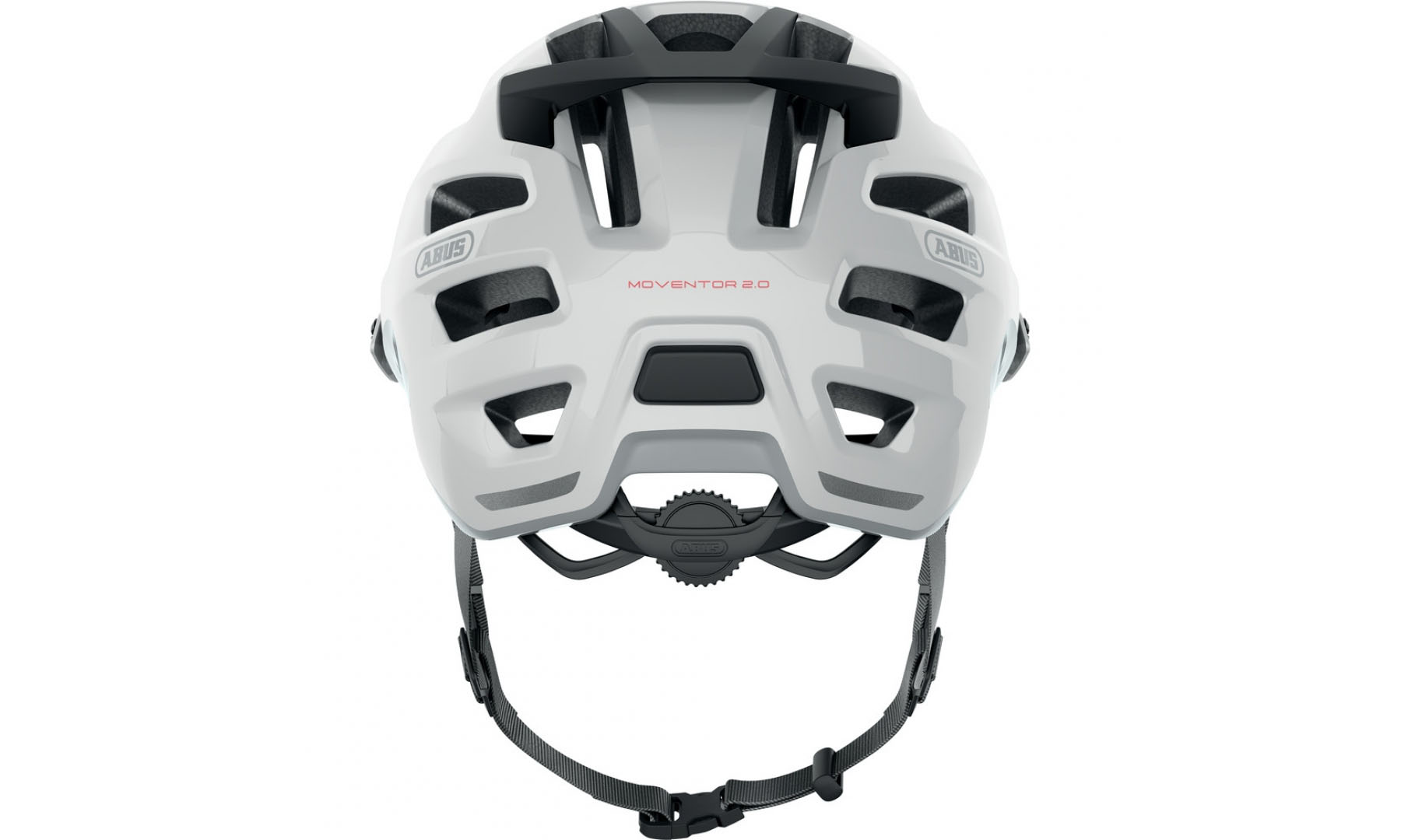 Велошлем спортивный ABUS MOVENTOR 2.0 Shiny White, размер M (54-58 см), глянцевый белый 2
