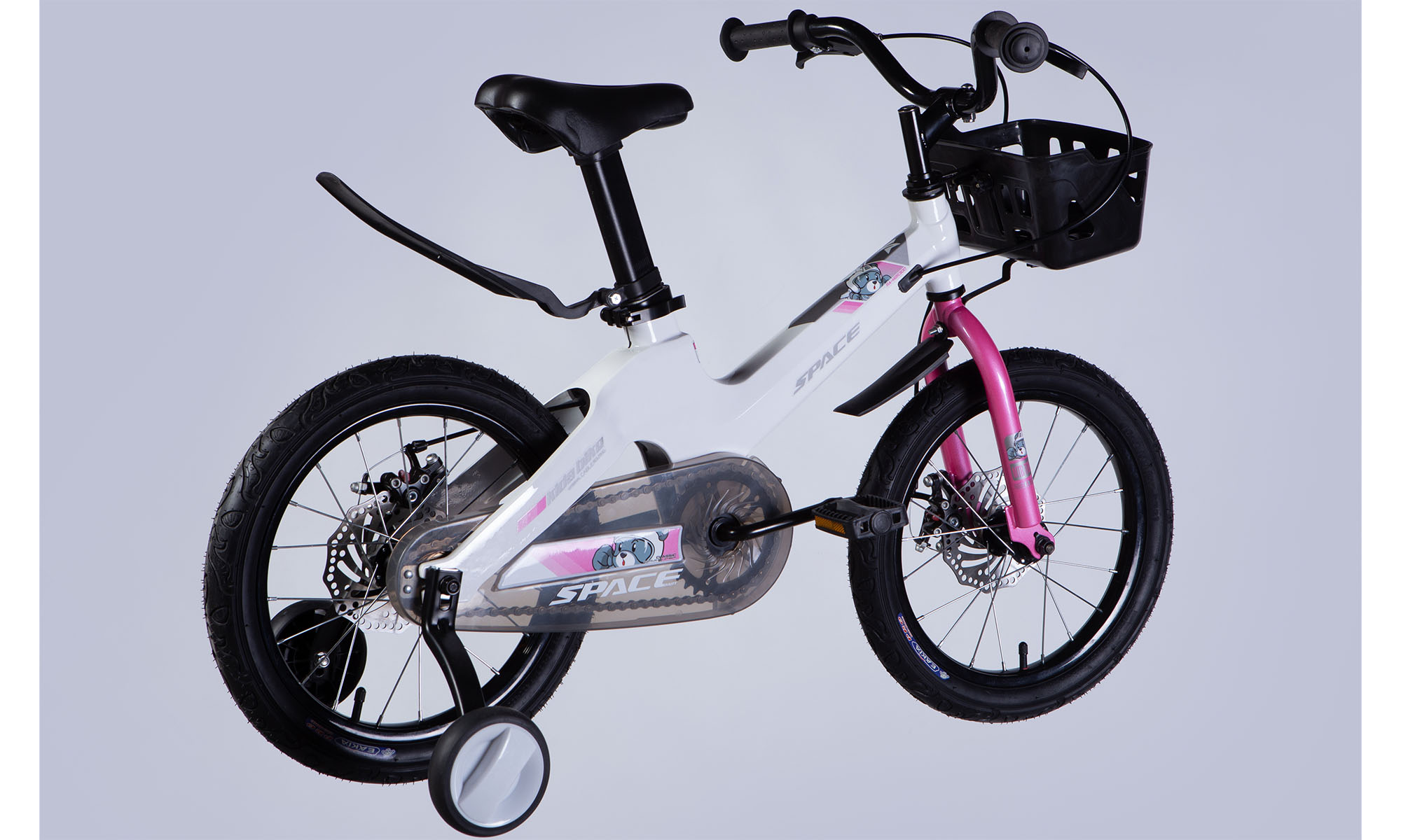 Велосипед SPACE KID MOON DD 16", розмір XXS, рама-9", 2025, білий 6