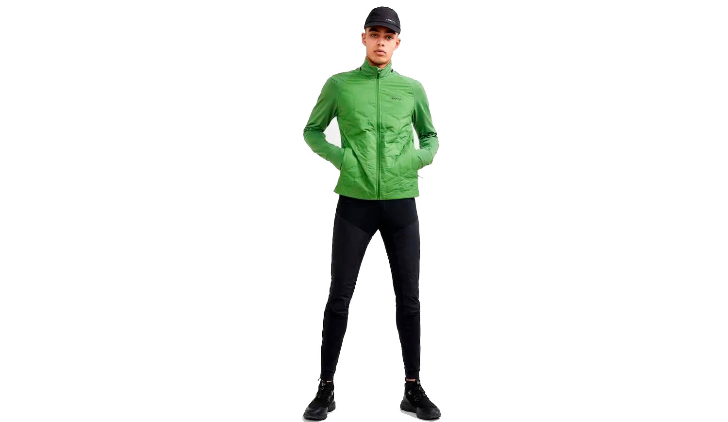 Куртка Craft ADV SubZ Warm Jacket, мужской, размер S, сезон AW 21, зеленый 2