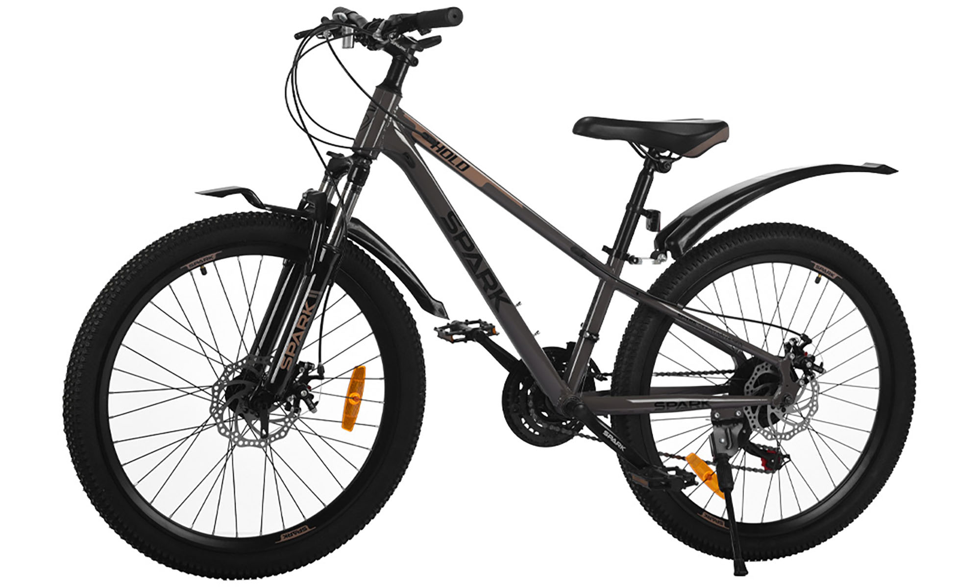 Велосипед SPARK HOLD 24", размер XXS, рама 11", год 2025, темно-графитовый 2 Велосипед SPARK HOLD 24", размер XXS, рама 11", год 2025, темно-графитовый 2