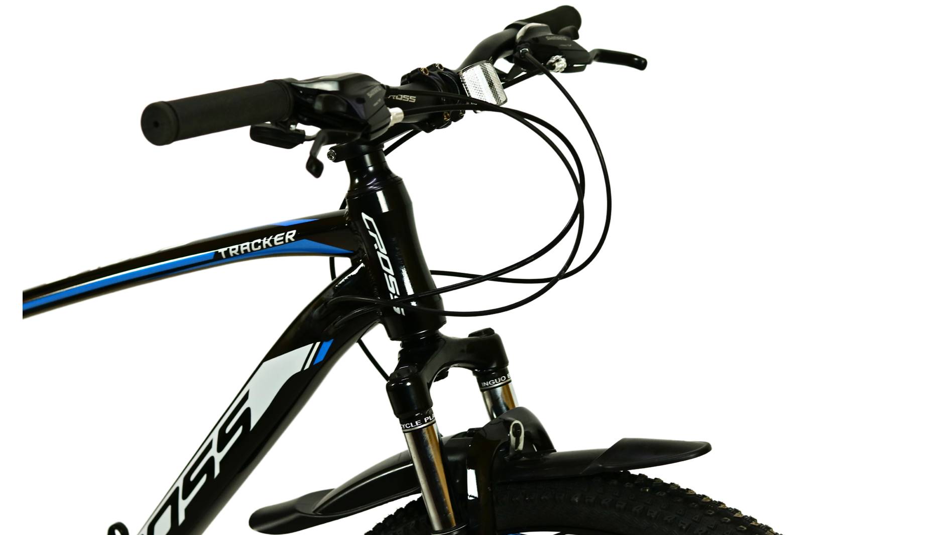 Фотографія Велосипед CROSS Tracker 29", розмір M рама 18" (2023), Чорний-Синій 4