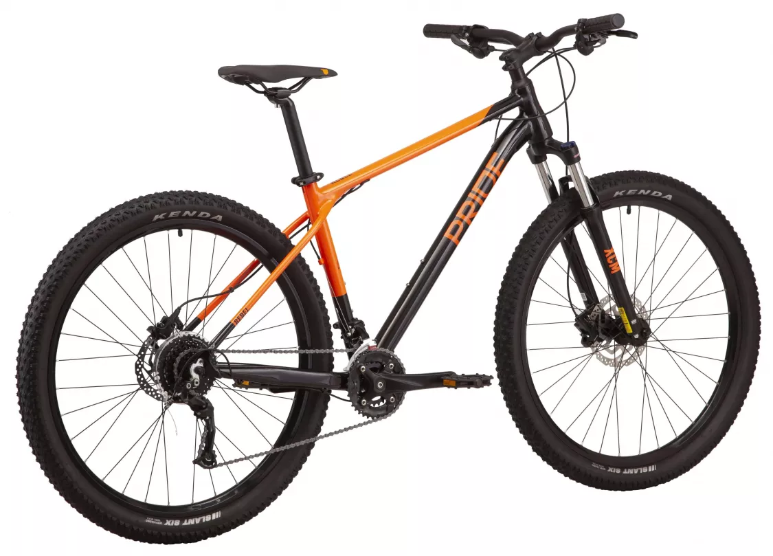 Фотографія Велосипед Pride REBEL 9.1 29" рама L (2022) Чорно-жовтогарячий (гальма SRAM) 3