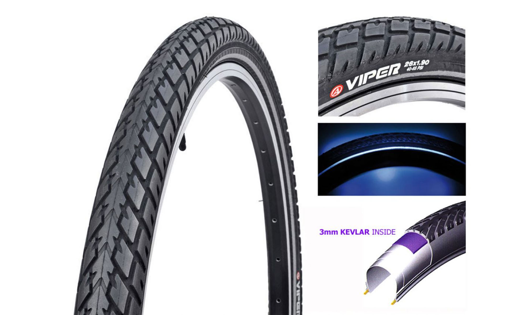 Покрышка Author AT - Viper 26x1.90, черная 