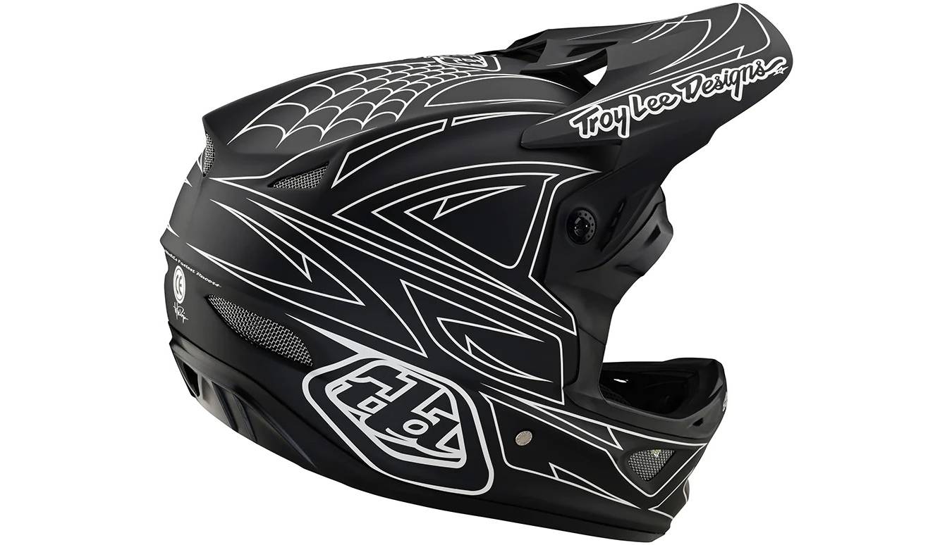 Вело шлем TLD D3 FIBERLITE размер М (56-57 см) SpiderStripe BLk 2