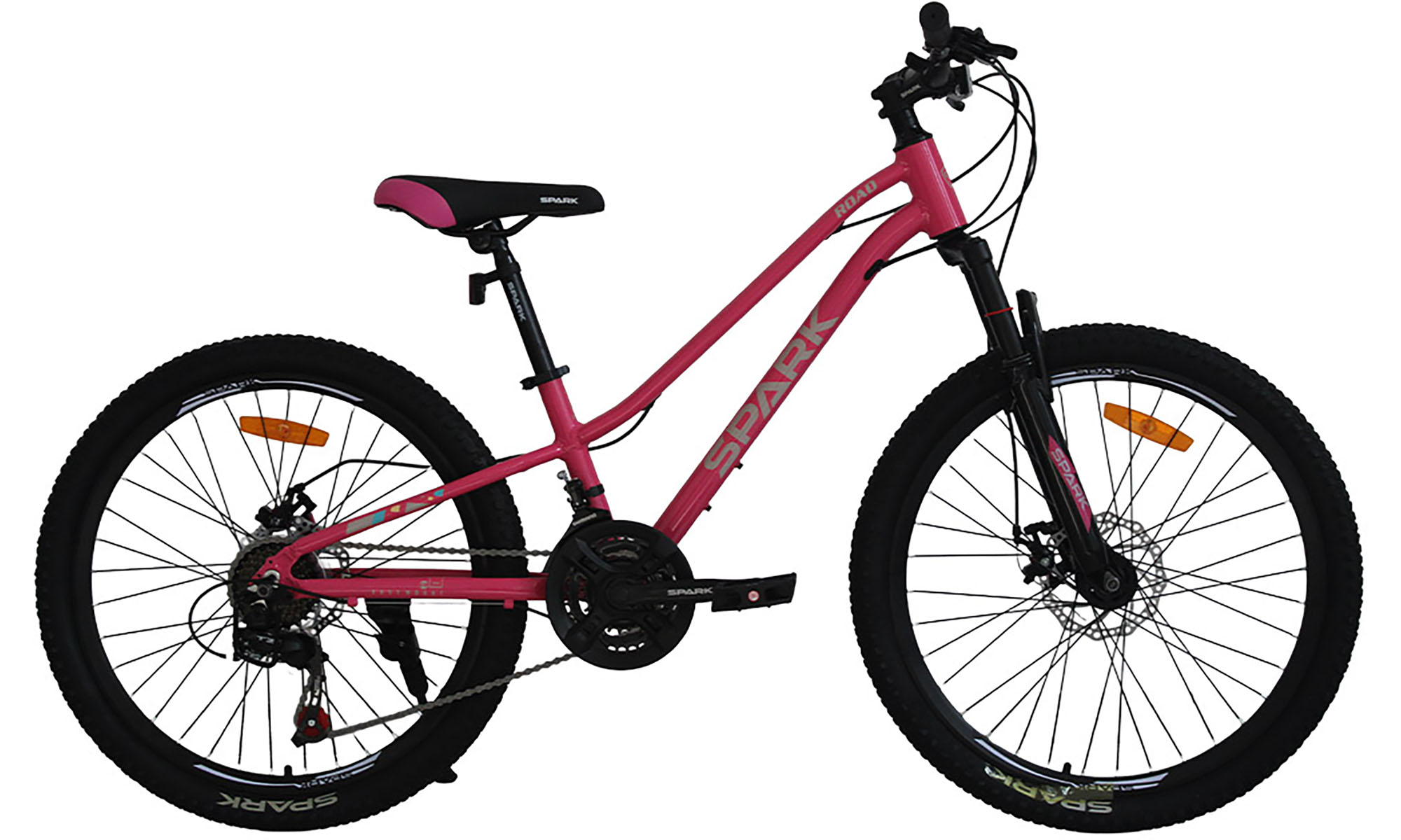 Велосипед SPARK ROAD 24", розмір XXS, рама 11", рік 2026, малиновий 