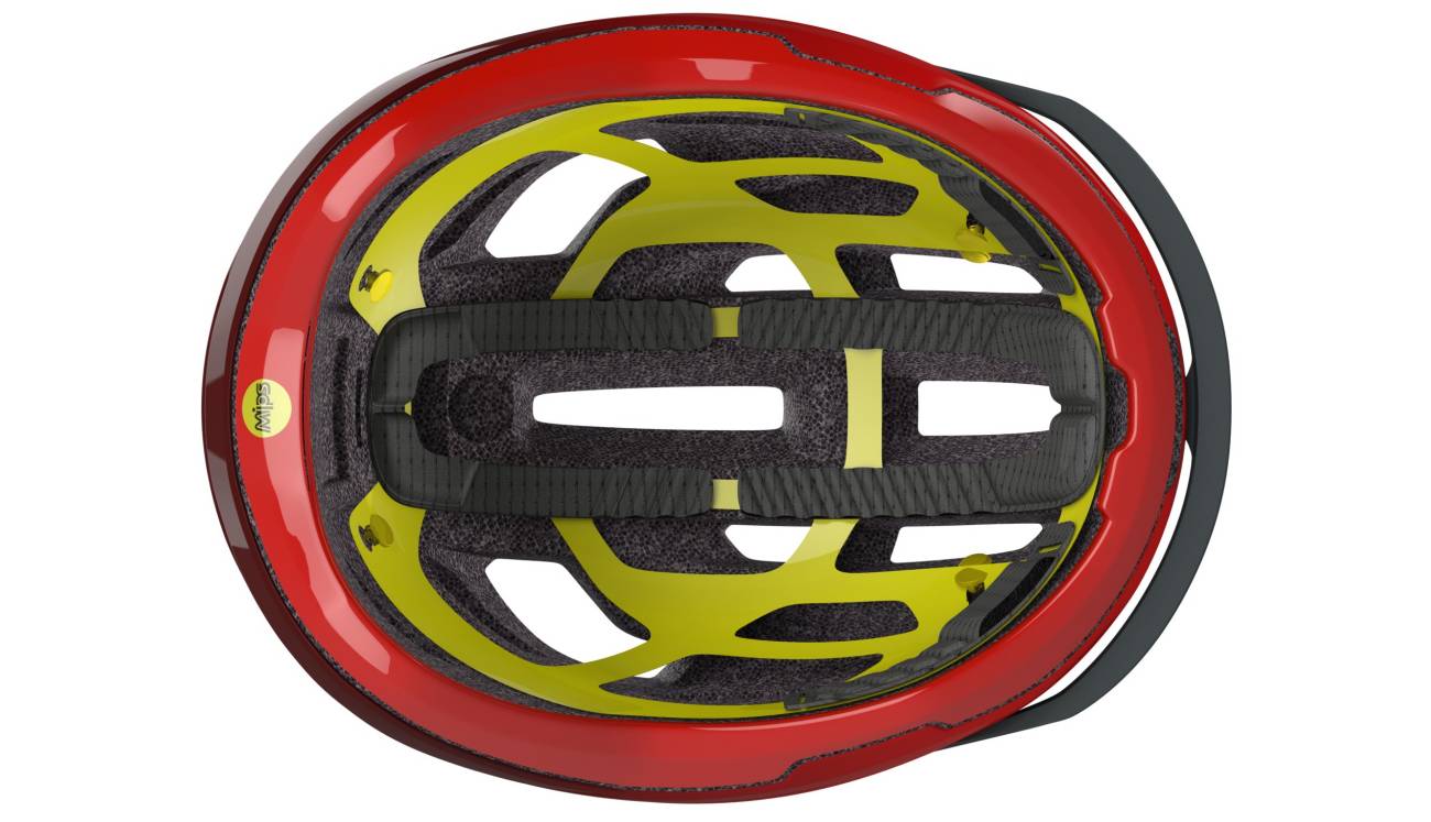 Шолом Scott arx Plus розмір S (51-55 см) Червоний-сірий 2 Шолом Scott arx Plus розмір S (51-55 см) Червоний-сірий 2