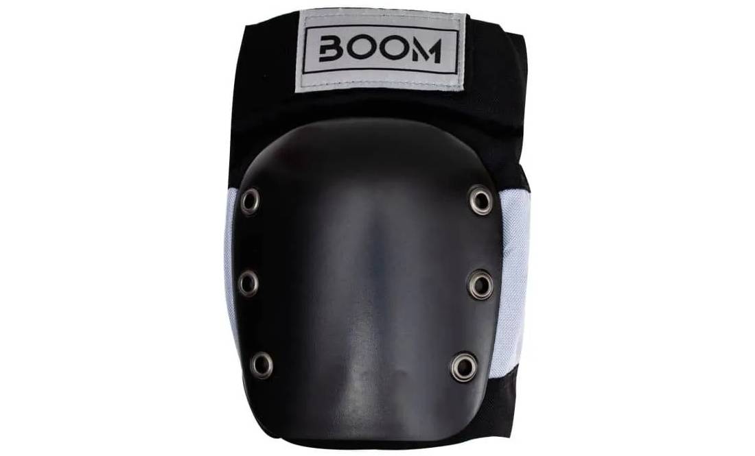 Фотография Защита для колен Boom Solid Black/Silver S