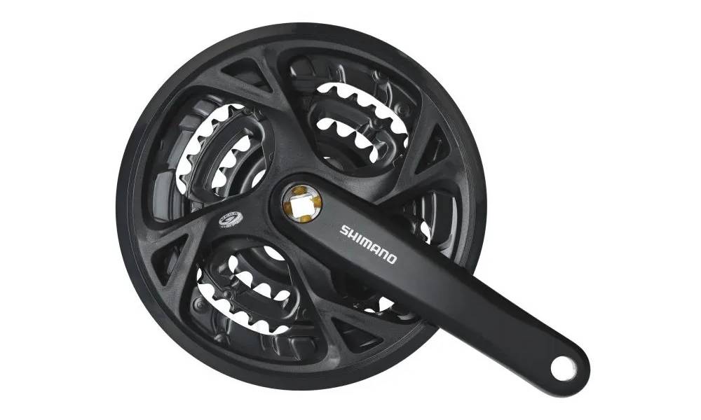 Фотография Шатуны Shimano FC-M371-3, 175мм, защита звезд, с болтами