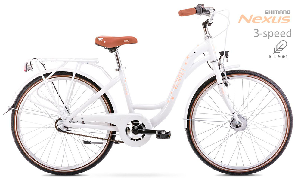 Фотографія Велосипед 24" ROMET Panda 2 (2021) 2021 white