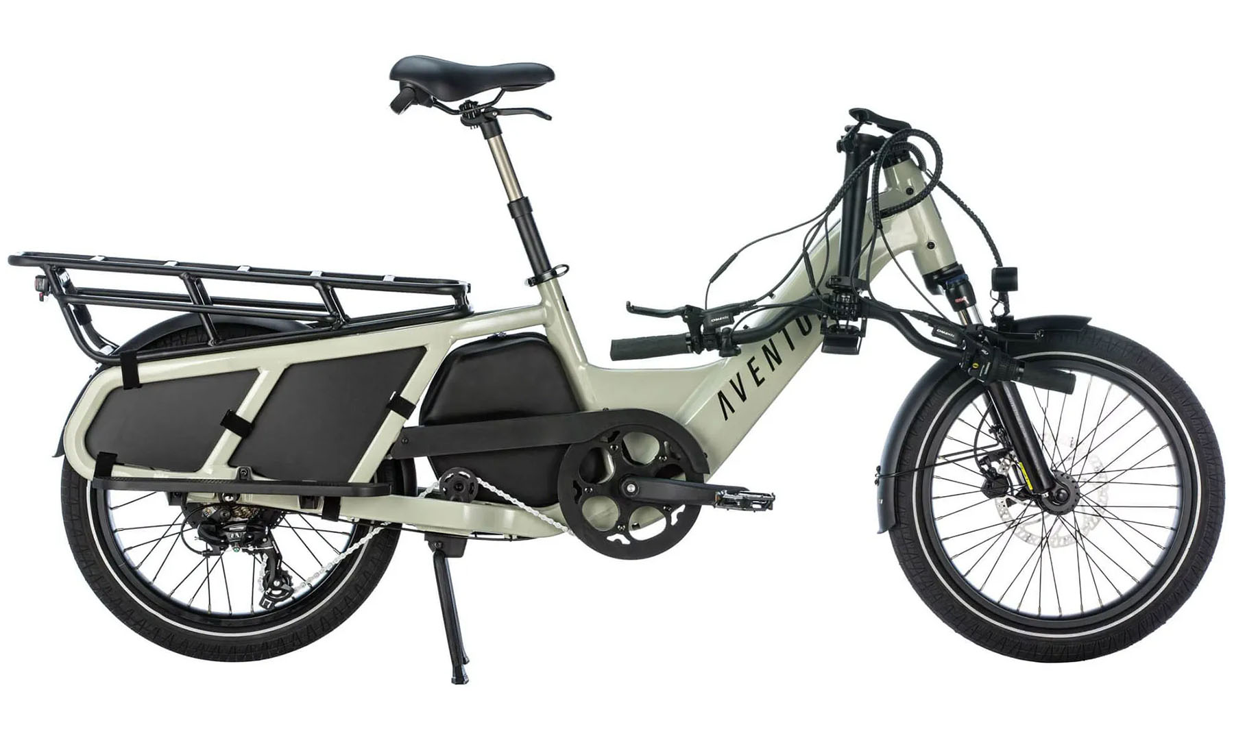 Фотография Электровелосипед Aventon Abound Cargo 750 Sage 20" 2024 3