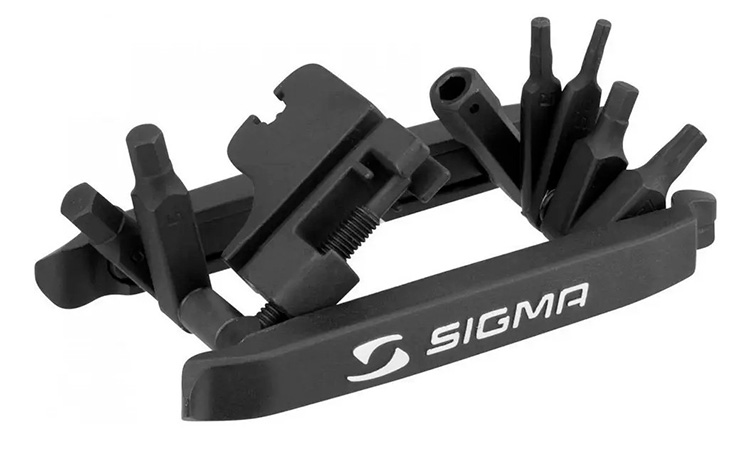 Фотографія Мультитул Sigma Pocket Tool Medium, 17 функцій, чорний