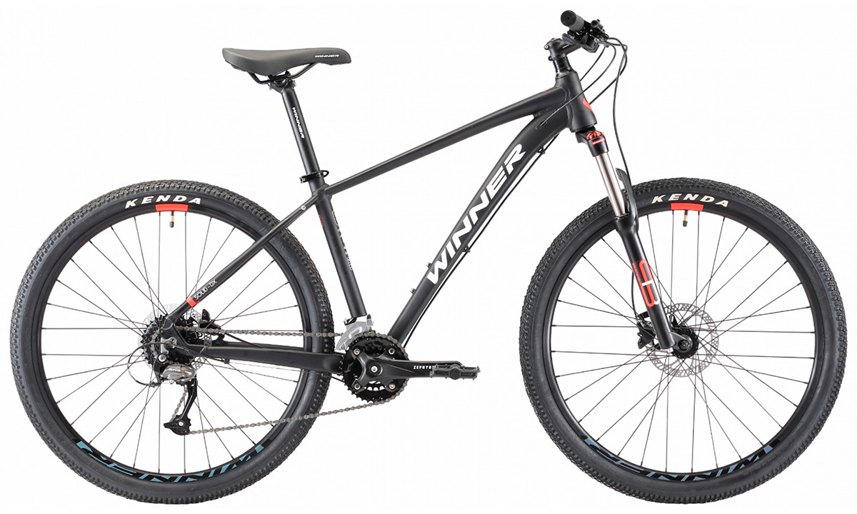 Велосипед 27,5" Winner SOLID DX (2020) 2020 black 5