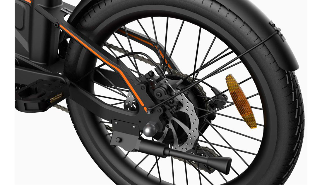 Фотографія Електровелосипед Kugoo Kirin V2 (250 Вт, 7,5 Ah, 36 В), 20", чорний 7