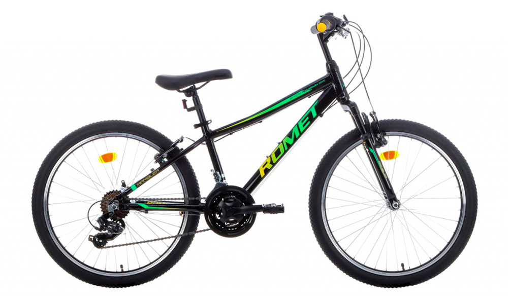 Фотография Велосипед 24" ROMET Rambler 24 (2021) 2021 Зеленый