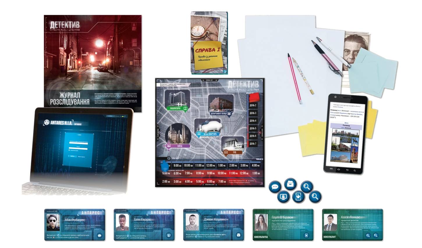 Настольная игра Детектив. Игра о современном расследовании (Detective: A Modern Crime Board Game) 3 Настольная игра Детектив. Игра о современном расследовании (Detective: A Modern Crime Board Game) 3