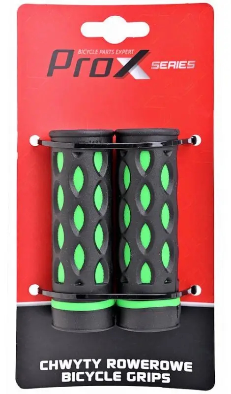 Грипсы ProX GP-48A 95mm, Черно-зеленый 2 Грипсы ProX GP-48A 95mm, Черно-зеленый 2