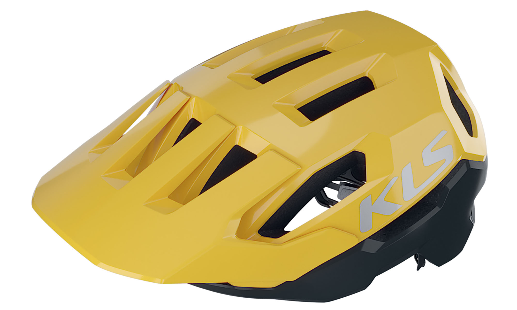 Шлем KLS Dare 2 L/XL (58-61см) магнитная застежка, желтый 
