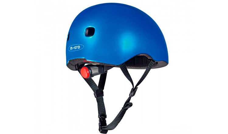 Фотография Защитный шлем MICRO Bright размер М (52-56 см)Темно-синий металлик 4