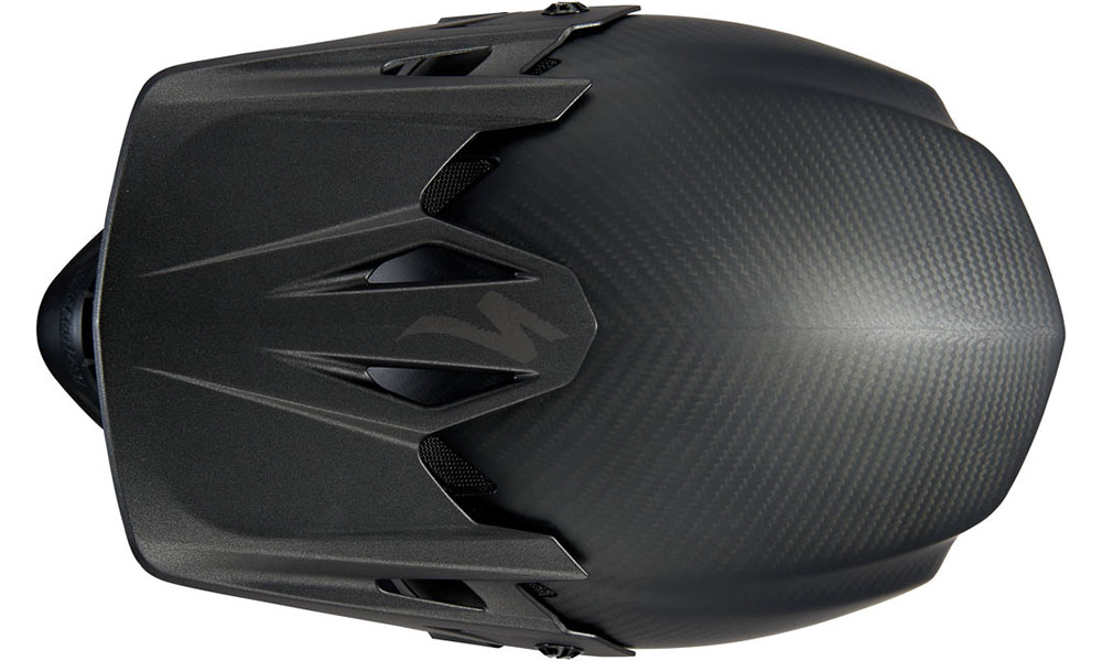 Шлем фуллфейс Specialized SW DISSIDENT DH ANGI READY MIPS CE MATTE RAW CARBON размер M (56-57 см), черный 4