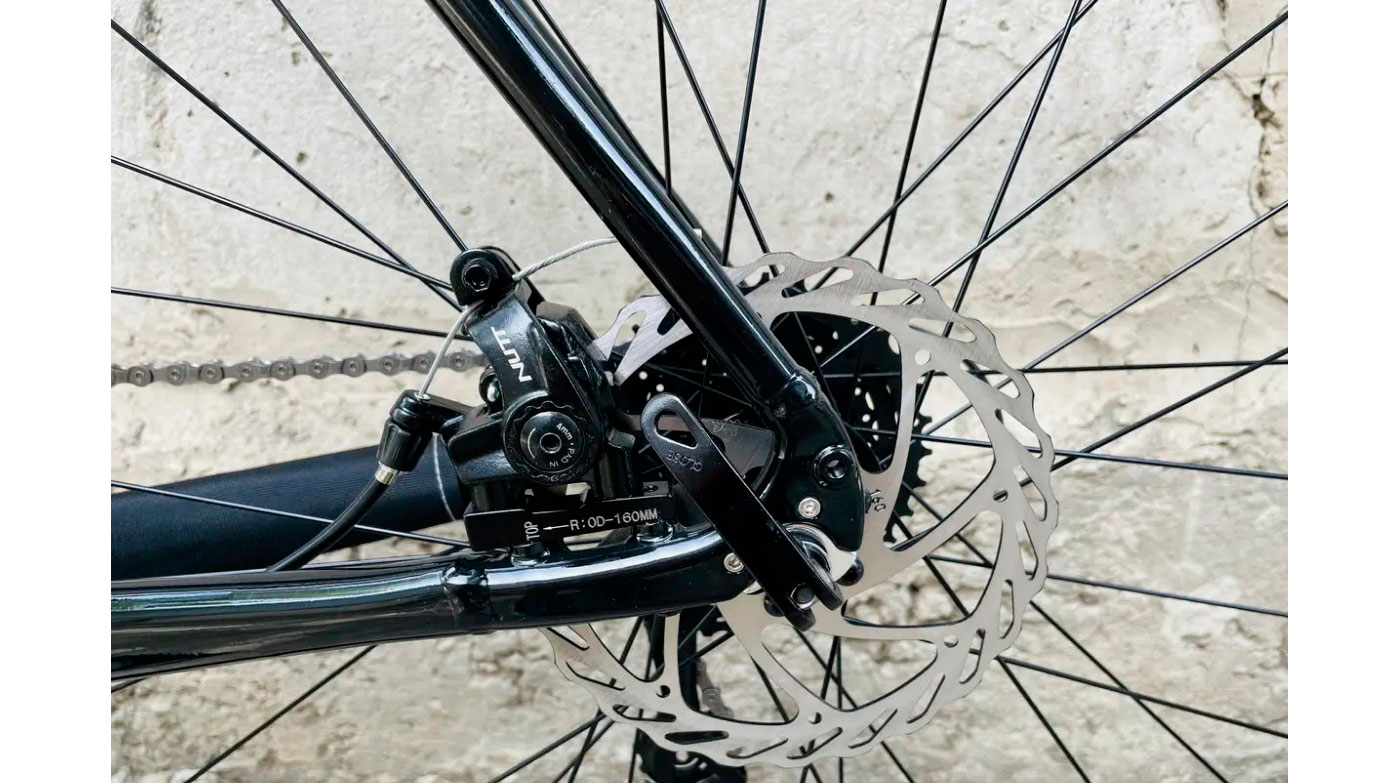 Фотографія Велосипед DeMARCHE Gravel Point 2x9 28" розмір S 2022 Чорний 4