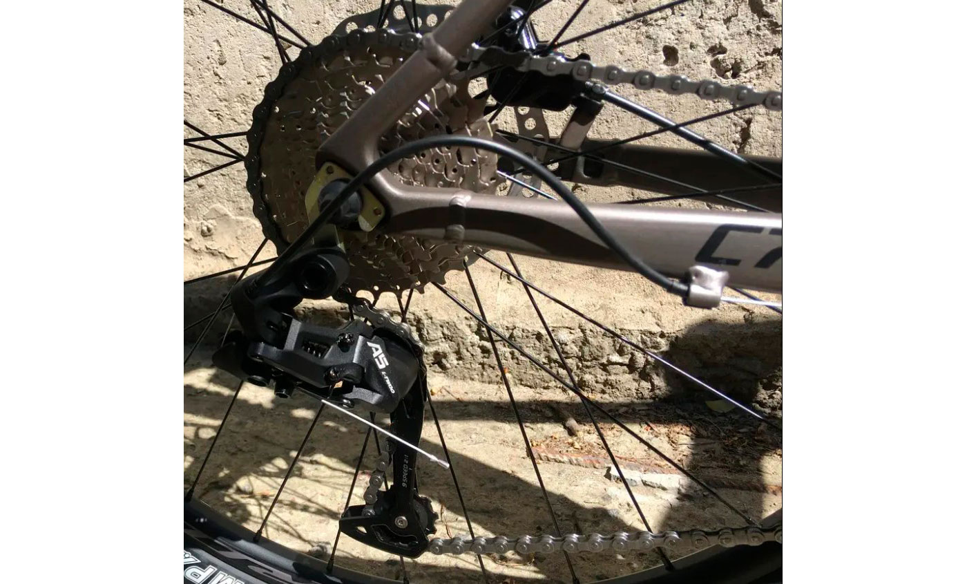 Фотографія Велосипед Crosser First MT-042 27,5" розмір М рама 18 2021 Сіро-чорний 3