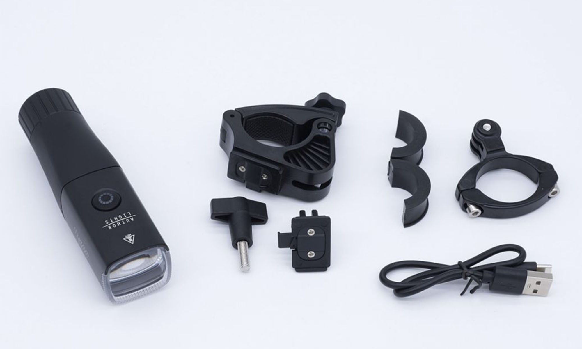 Ліхтар передній Author Vision 1300 lm USB Alloy, чорний 3 Ліхтар передній Author Vision 1300 lm USB Alloy, чорний 3