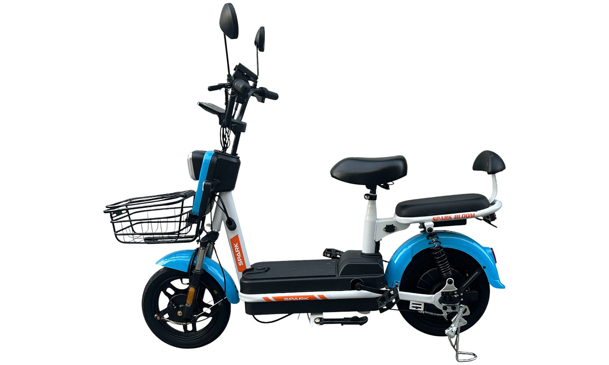 Велосипед с электромотором SPARK BLOOM 14", 48V/400W/12Ah, год 2026, Синий 