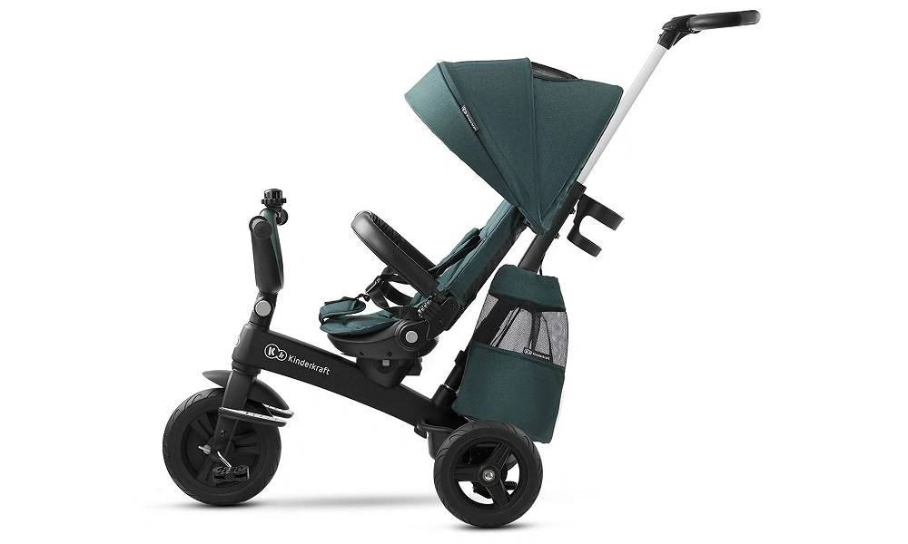 Трехколесный велосипед Kinderkraft Easytwist Midnight Green 4