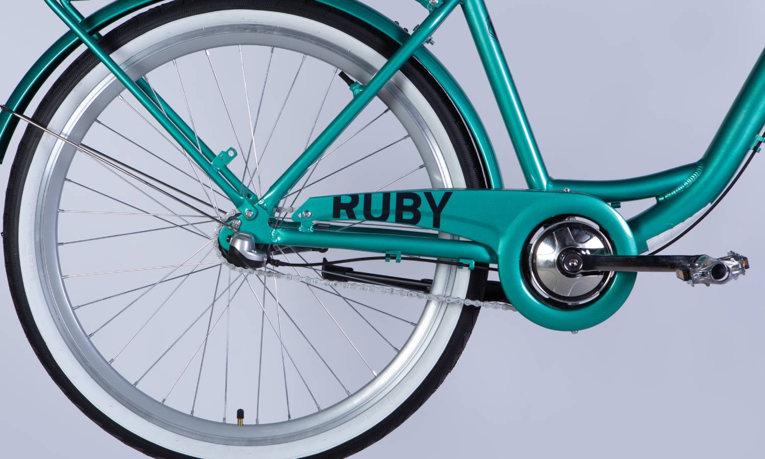 Велосипед Dorozhnik RUBY Nexus 26" размер М рама 17" 2025 бирюзовый 5