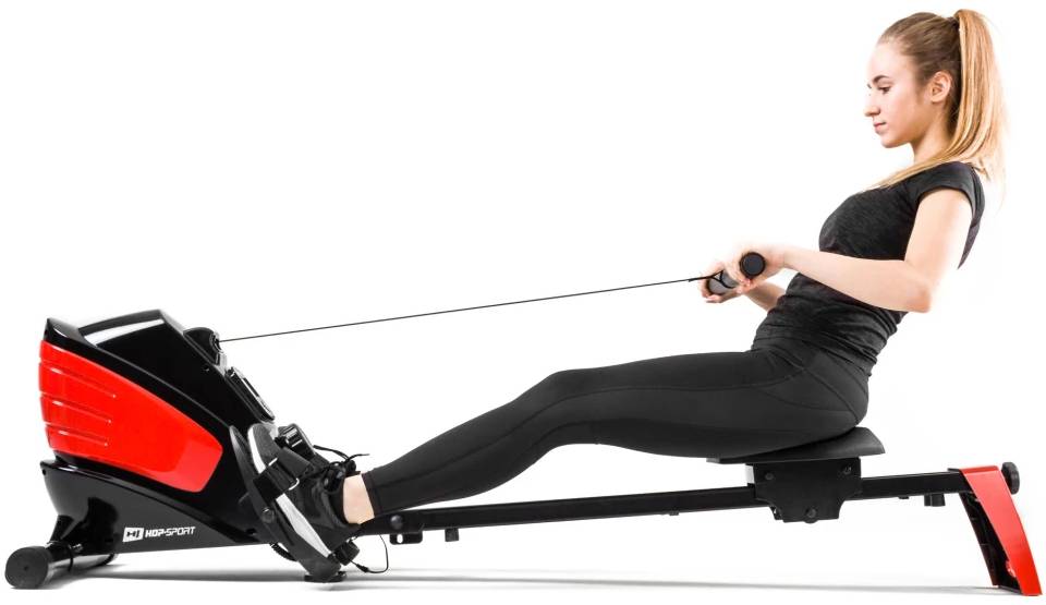 Гребной тренажер Hop-Sport HS-060R Cross Красный 13