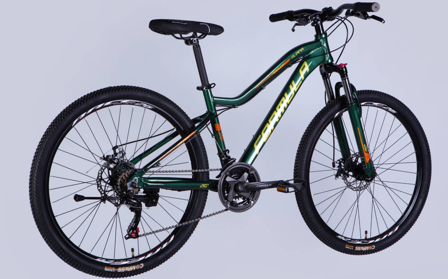 Велосипед Formula ALPINA DD 26" розмір S рама 15" 2025 зелено-жовтий 4 Велосипед Formula ALPINA DD 26" розмір S рама 15" 2025 зелено-жовтий 4