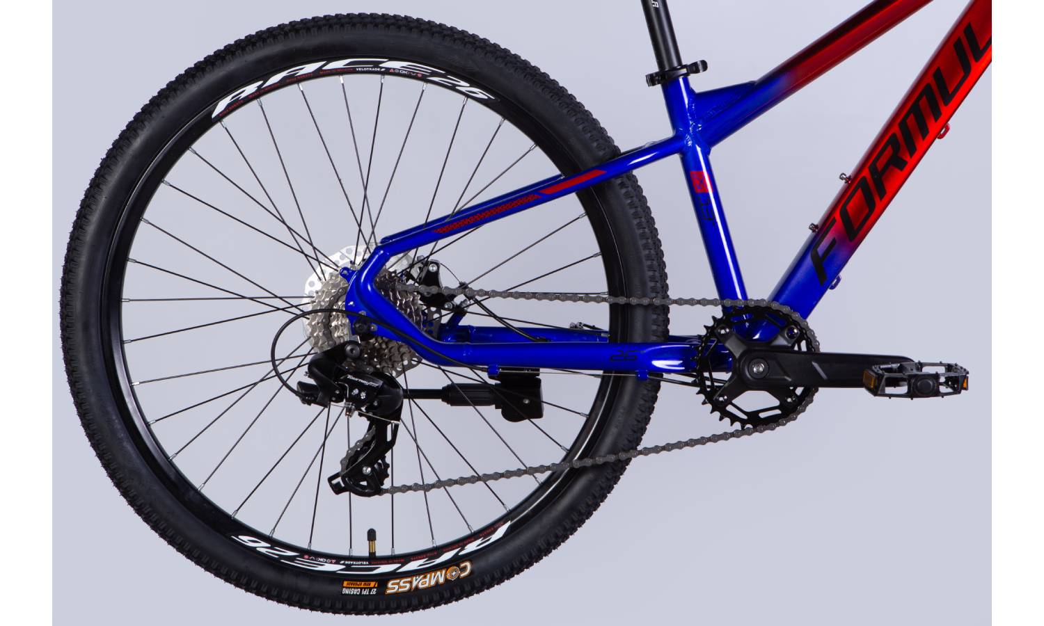 Велосипед Formula F-1 DD 26" розмір XS рама 13" 2025 червоно-синій 3