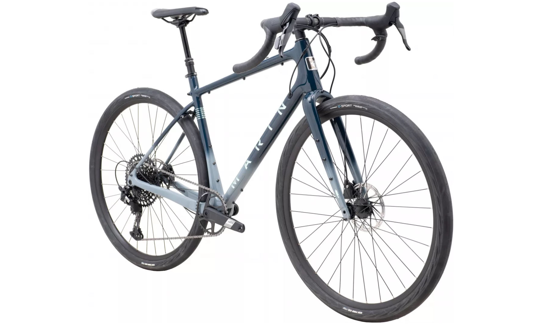 Фотография Велосипед Marin Headlands 2 APEX 28" размер S рама 52см 2024 Gloss Dark Blue/Gray/Light Blue 3