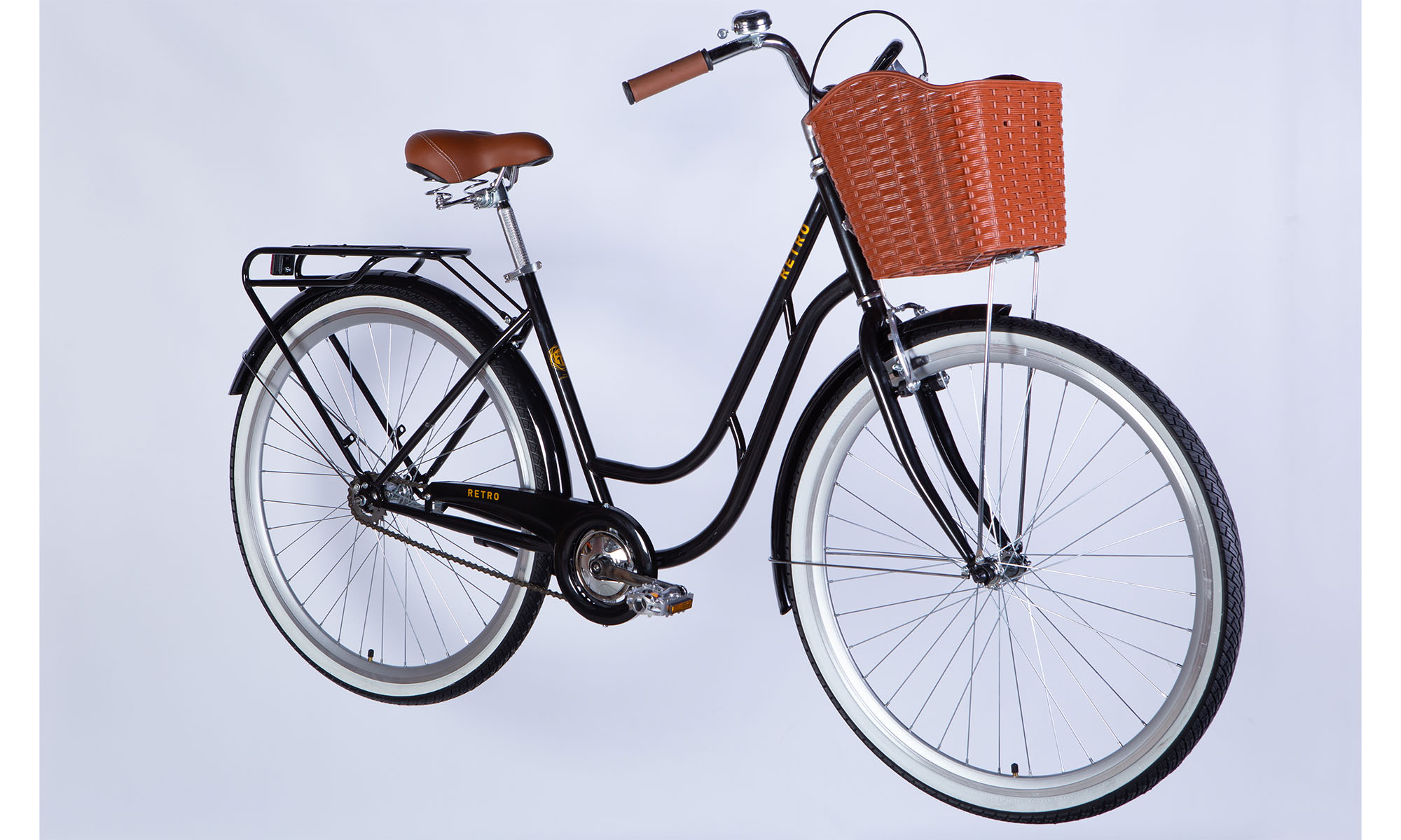 Велосипед Dorozhnik RETRO Velosteel 28", размер L, рама 19", 2025, черный 6