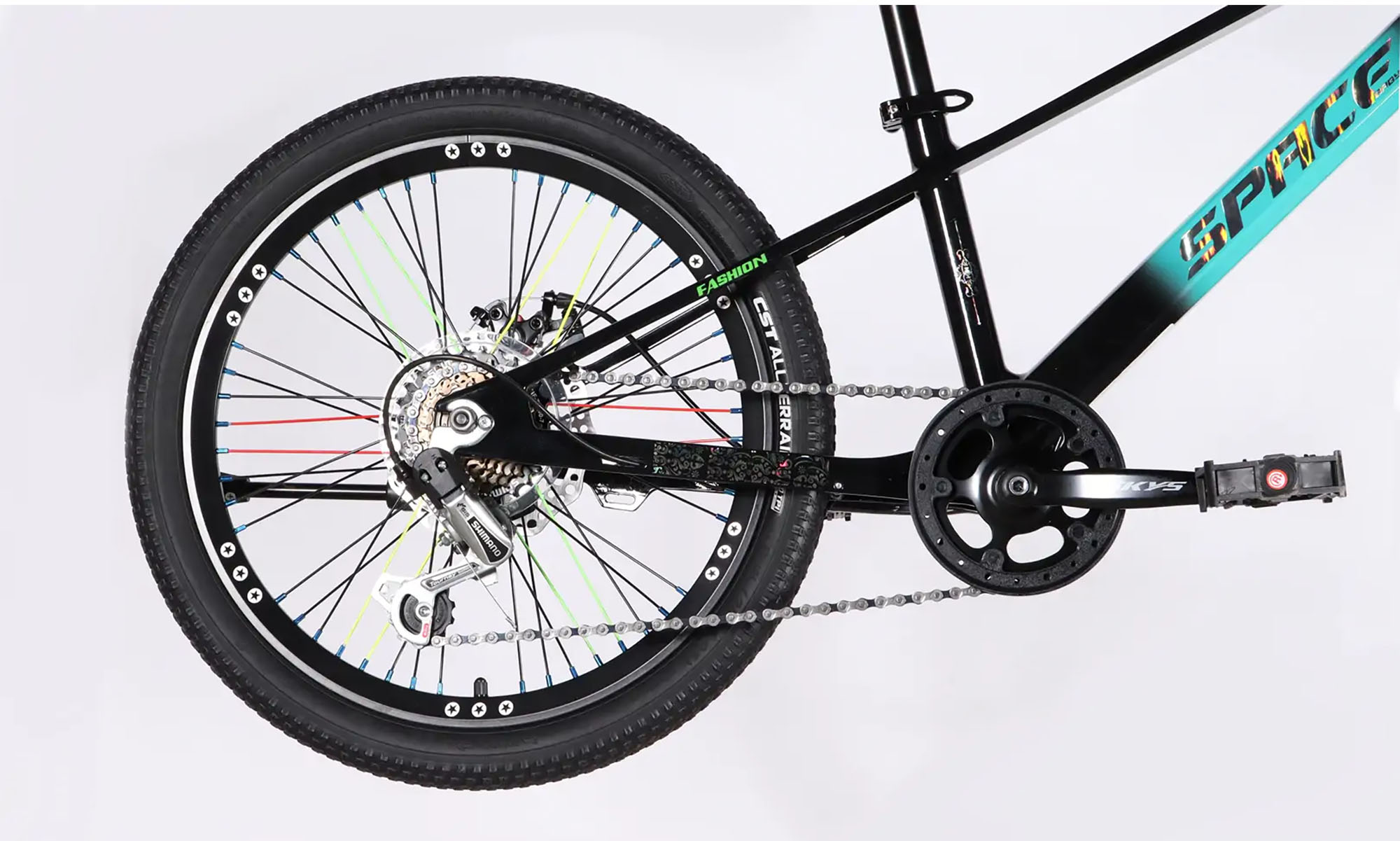 Велосипед SPACE KID ALIOTH DD FR 20", размер XXS, рама-11", год 2025, черный 3