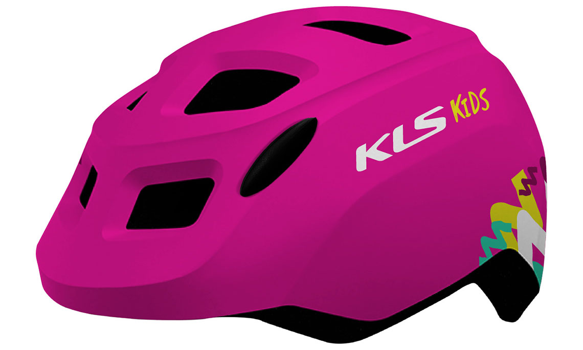 Фотография Шлем детский KLS Zigzag 022 розовый XS (45-49cм)
