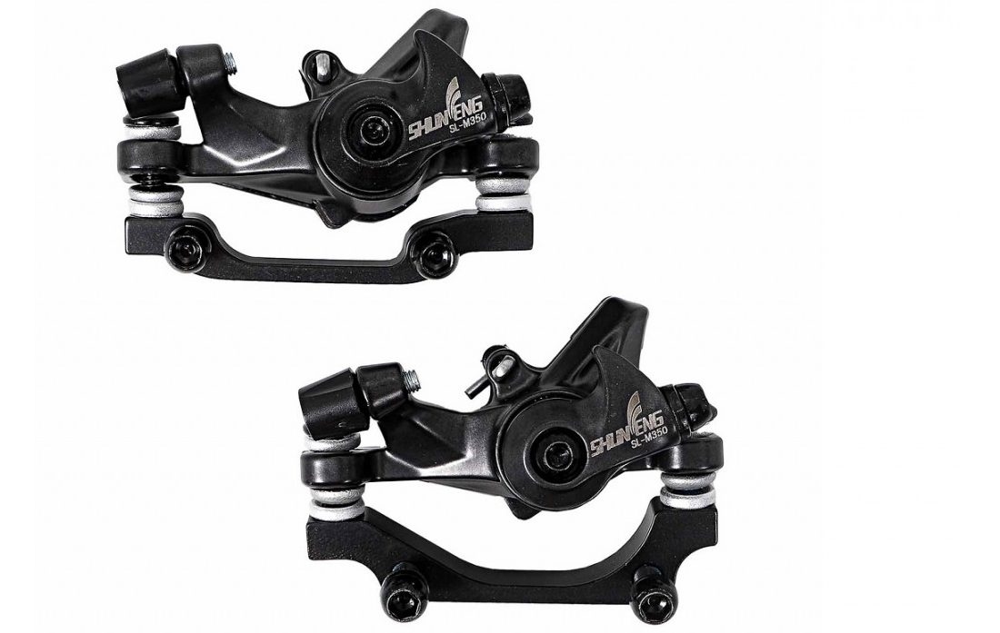 Тормоз дисковый Shunfeng SF-M350+RT525 передние и задние с роторами