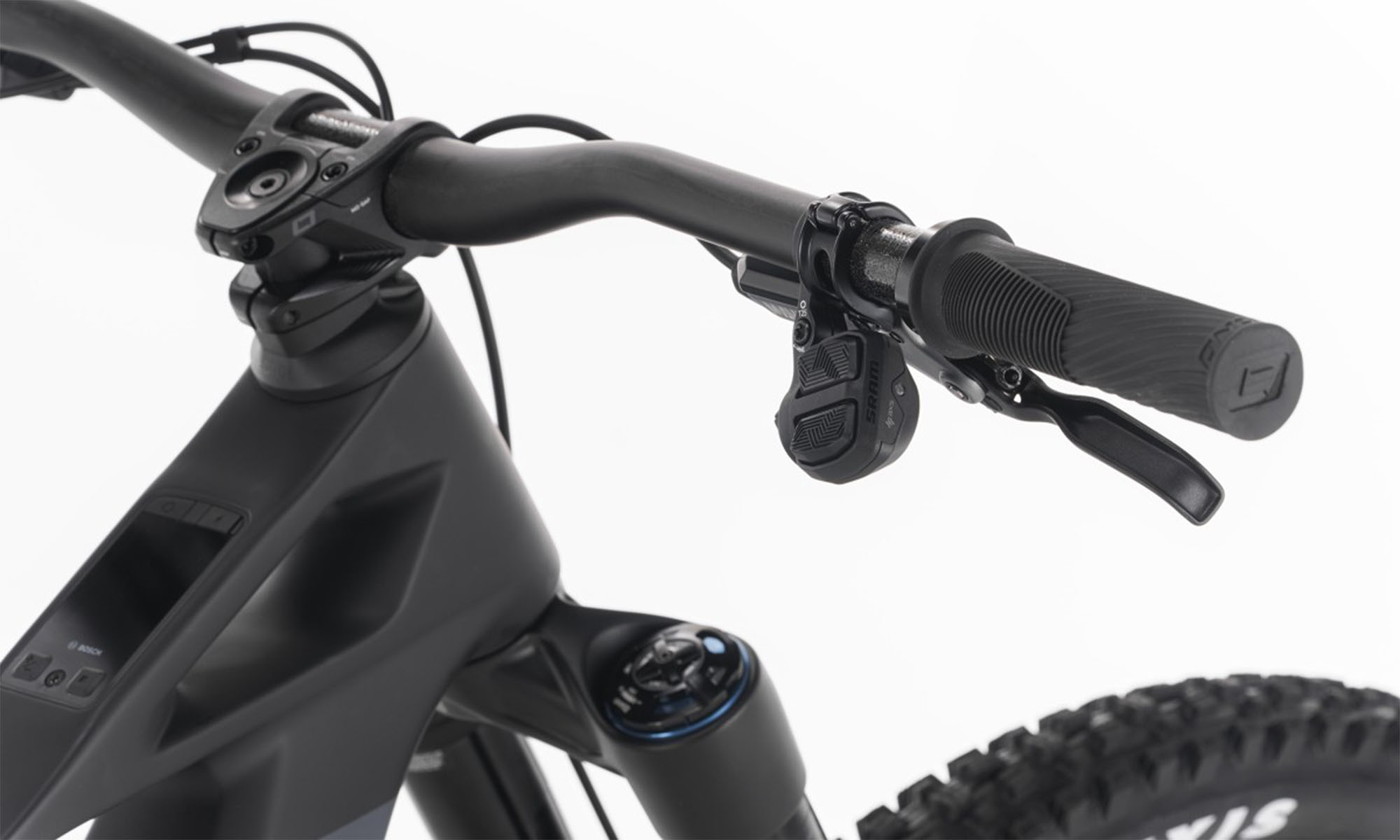 Електровелосипед MONDRAKER DUNE RR Carbon, Mullet 29/27.5'', розмір L, рама 45, 400Wh Bosch SX, рік 2025, Чорний/Сірий 2