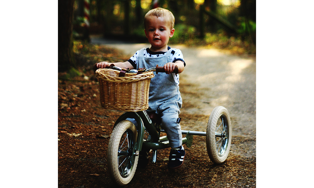 Біговел Trybike Сіро-зелений 2