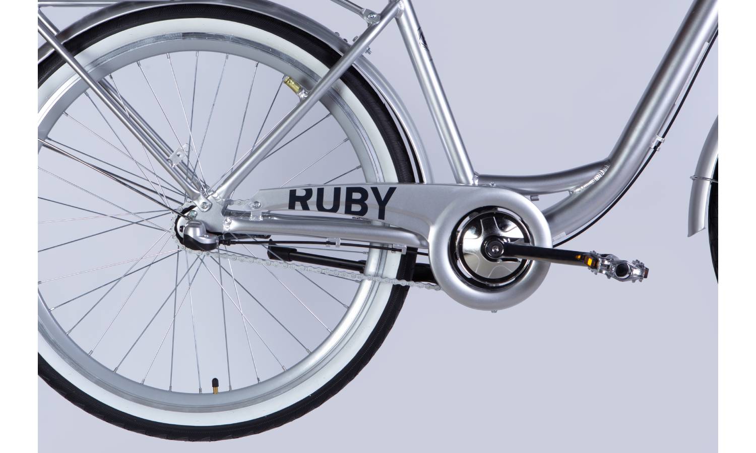 Велосипед Dorozhnik RUBY Nexus 26" розмір М рама 17" 2025 серебро 4