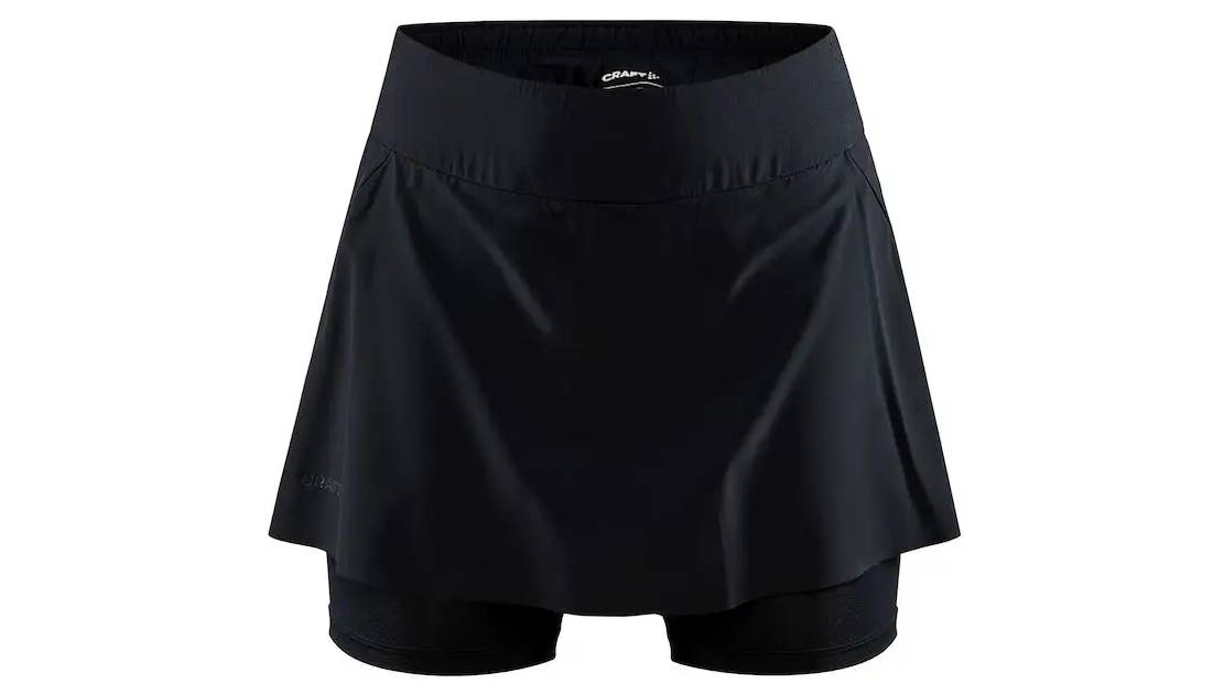 Фотография Юбка Craft Pro Hypervent 2in1 Skirt женская, размер L, сезон SS 21, черный