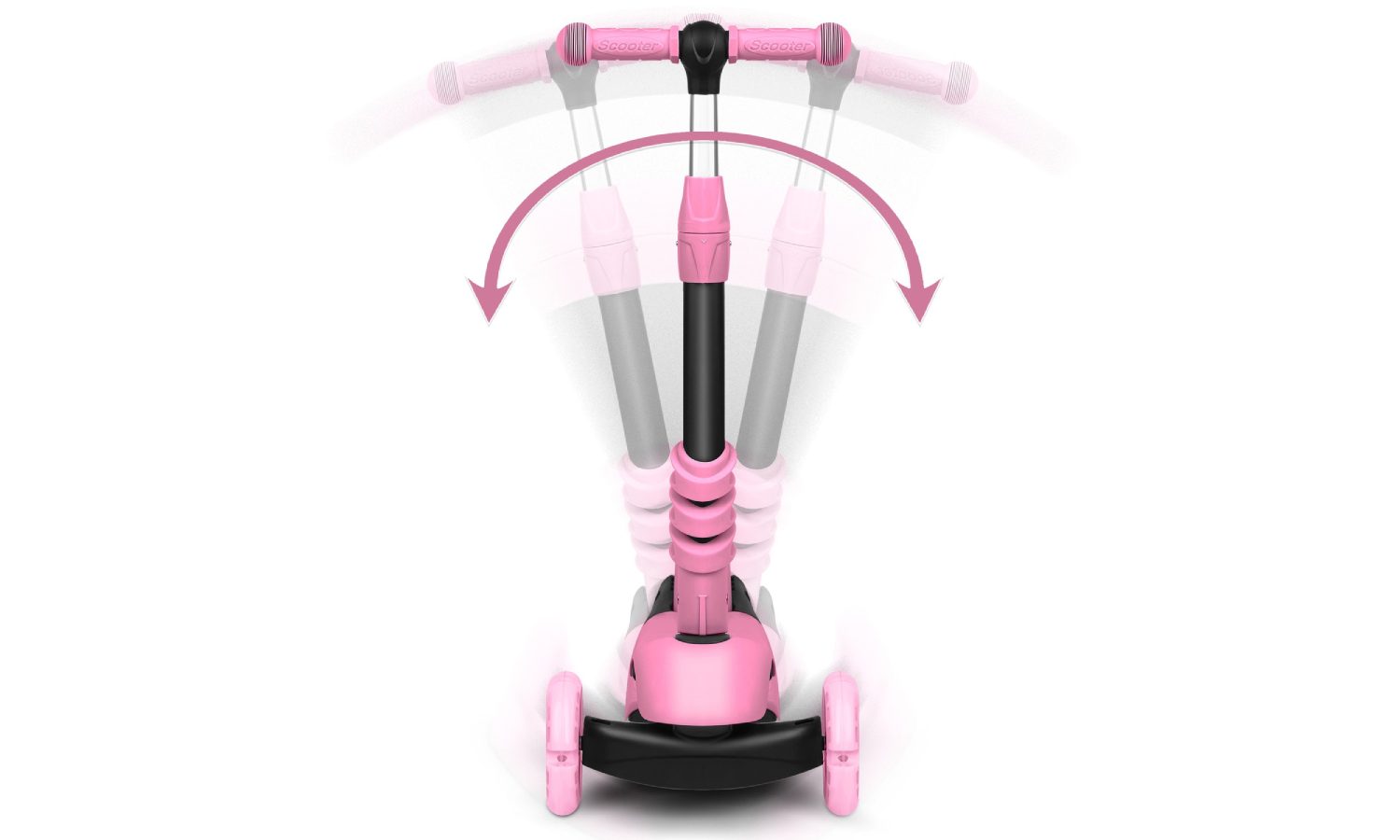 Самокат дитячий триколісний Ricokids Piko рожевий 13 Самокат дитячий триколісний Ricokids Piko рожевий 13