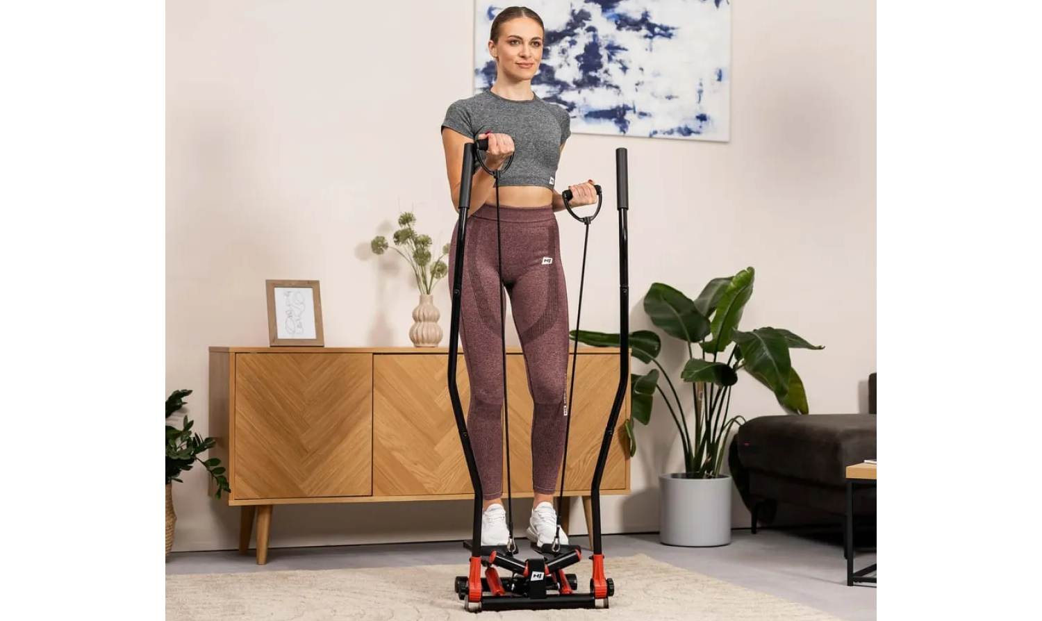 Степпер Hop-Sport HS-045S Slim Червоний 19