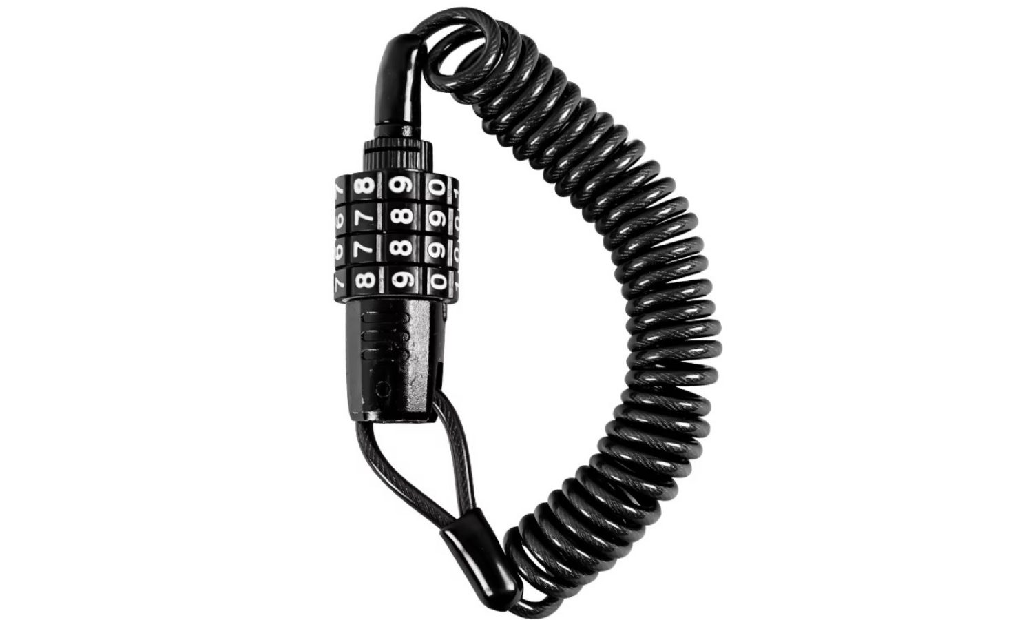 Замок Bravvos Mini кодовий 3,5 х 1500мм чорний Замок Bravvos Mini кодовий 3,5 х 1500мм чорний