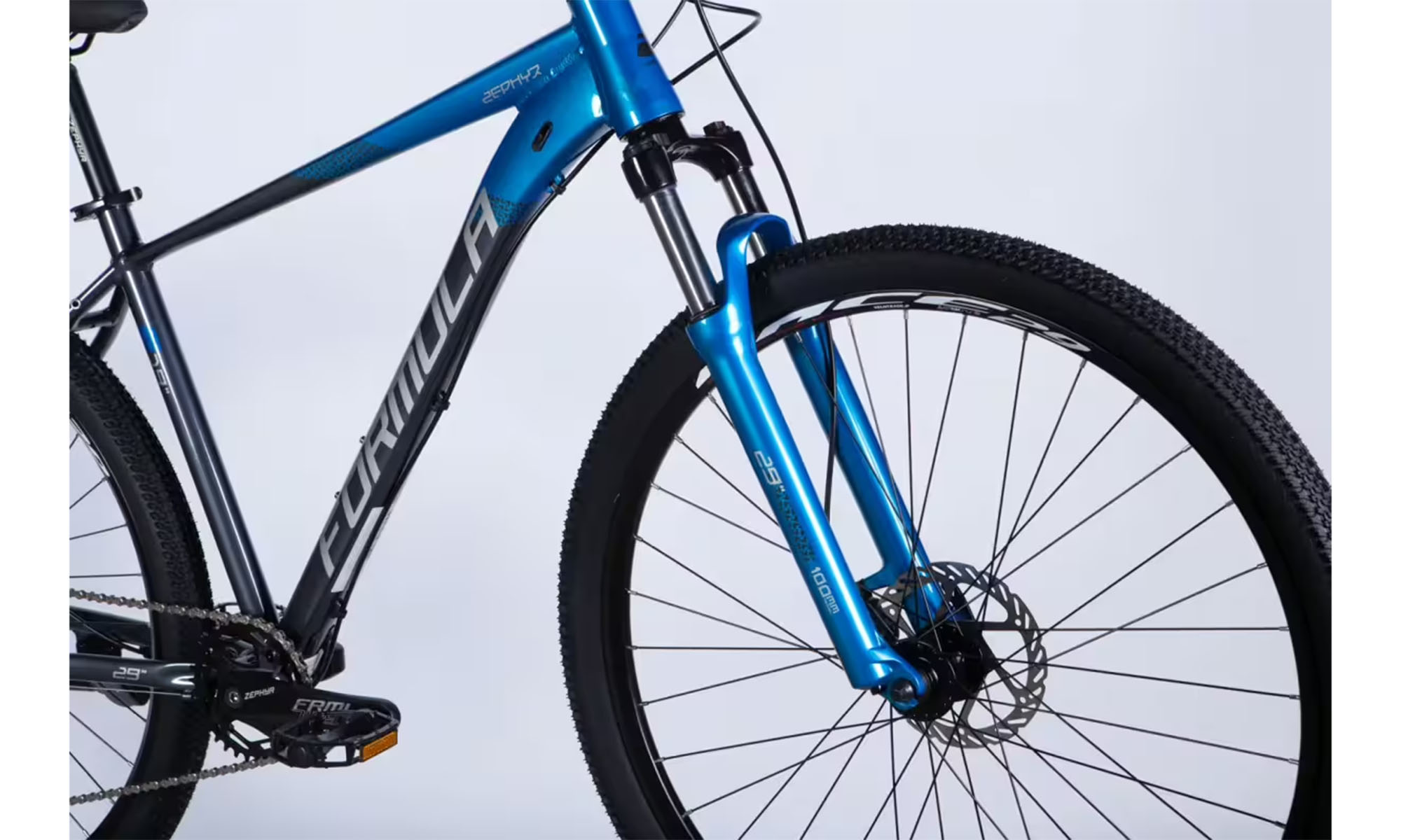 Велосипед Formula ZEPHYR 1.0 HDD 29", размер L, рама 19", год 2026, сине-серый 3