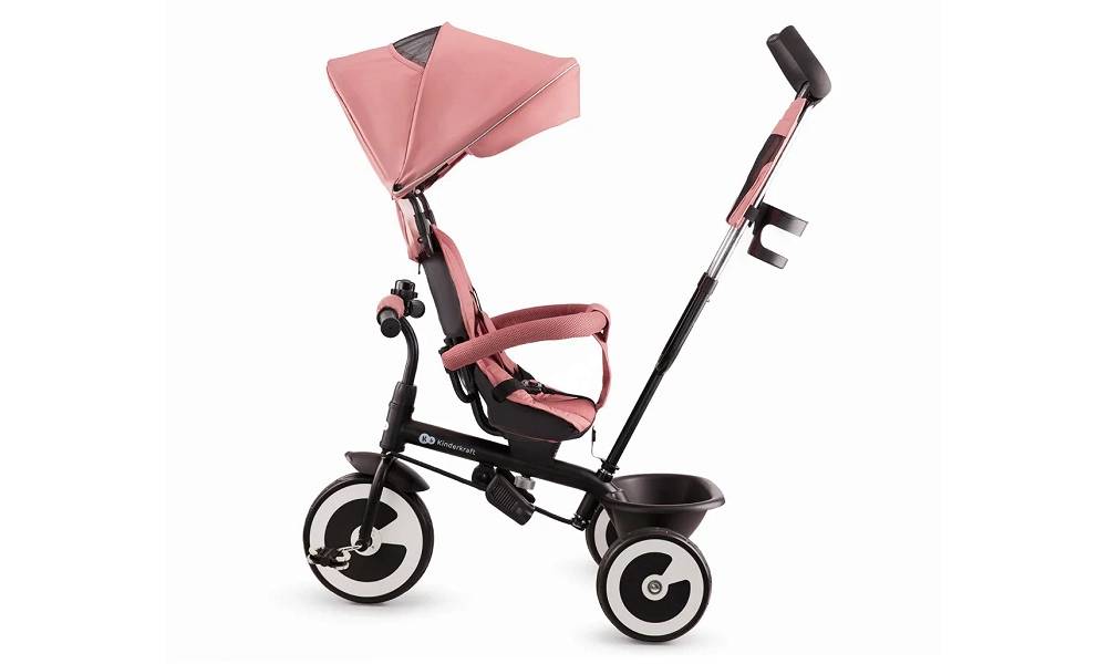 Трехколесный велосипед Kinderkraft Aston Rose Pink 3 Трехколесный велосипед Kinderkraft Aston Rose Pink 3