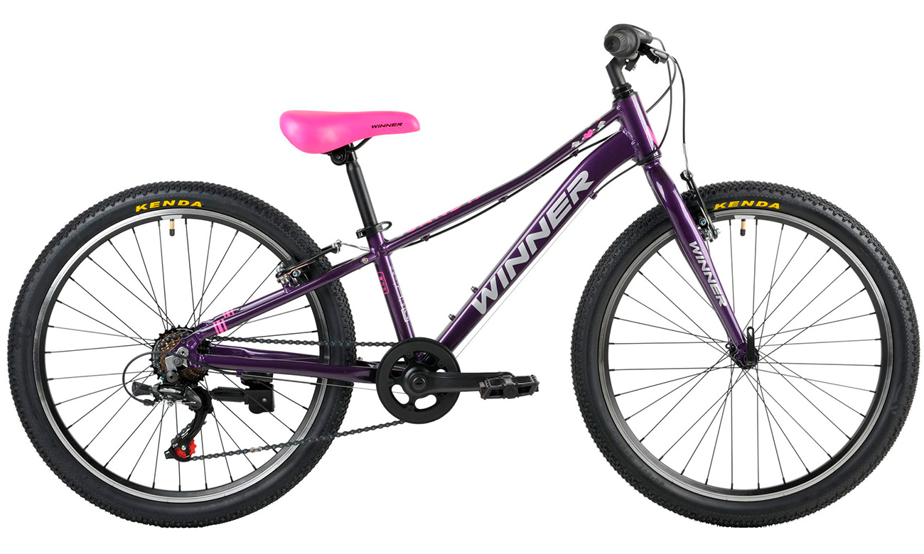 Фотография Велосипед Winner CANDY 24" (2020) 2020 Фиолетовый 