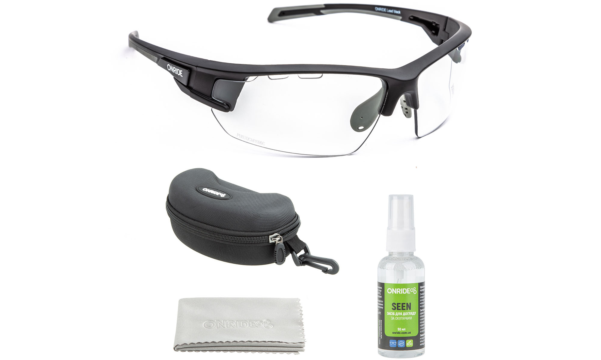 Окуляри ONRIDE Leader 40 з лінзами Photochromic кат. 0-3 (84-18%), оправа TR90 2