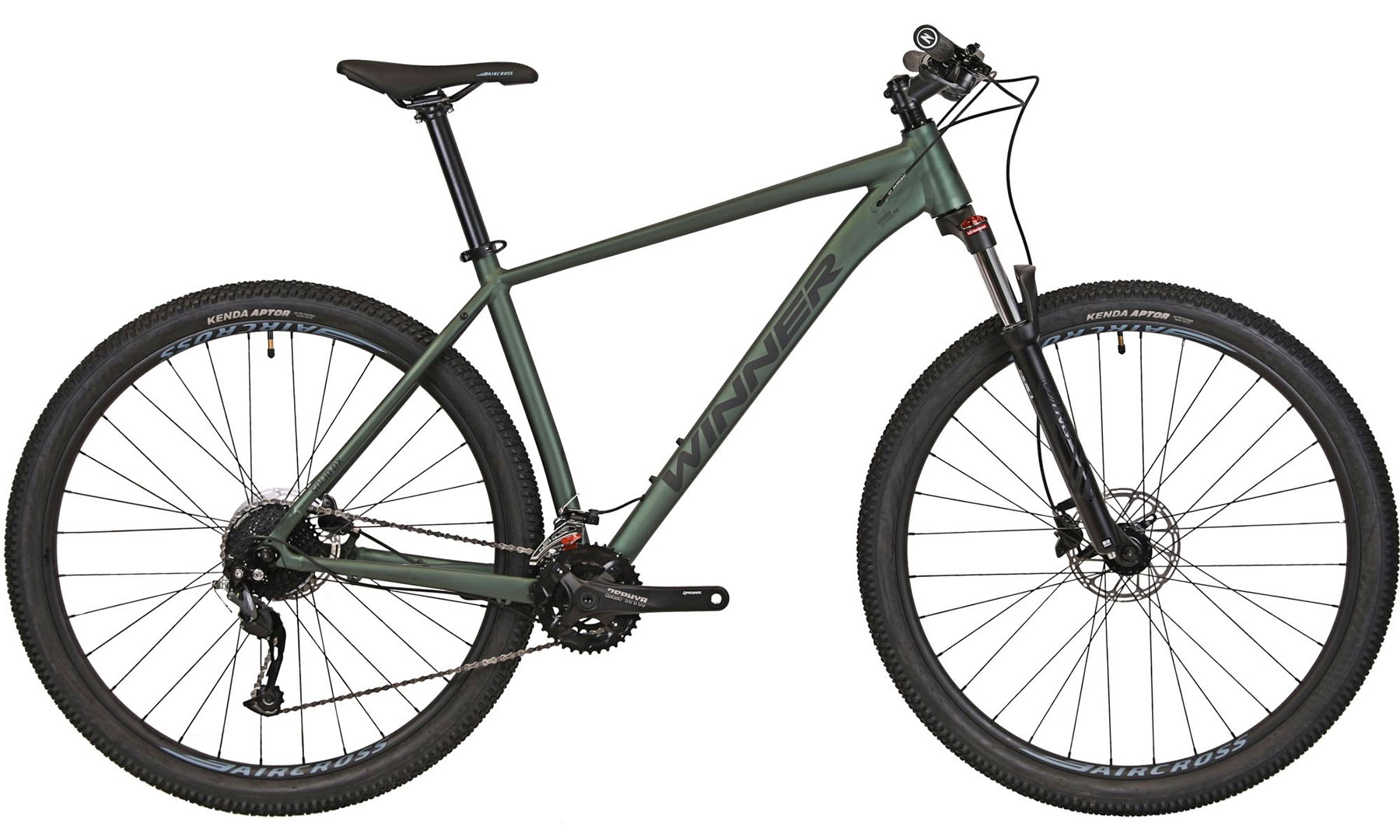 Фотография Велосипед Winner SOLID DX 29" размер рамы L 2024 Зеленый